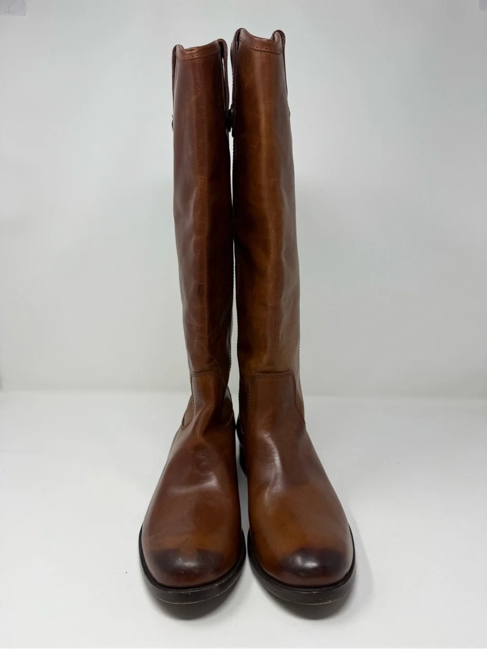 Frye Brown Leather Over-the-Knee Boots